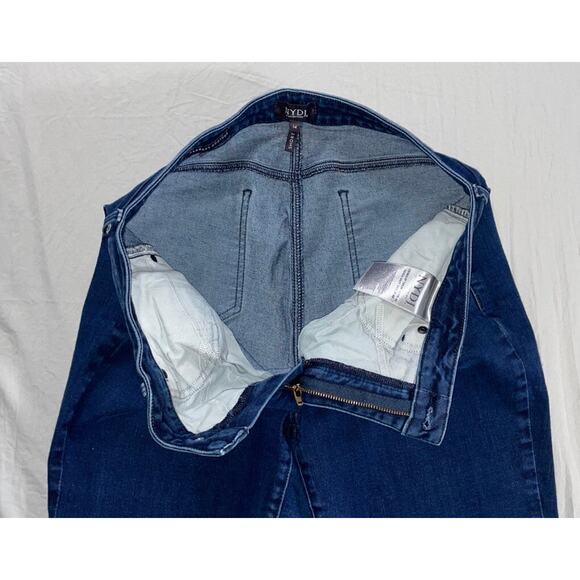 NYDJ Lift/Tuck Barbara Bootcut Stretch Denim Jeans. Dark Wash, Women's 14S. GUC! - Picture 7 of 9